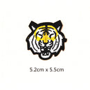 11pcs Embroidered Patches Cartoon Animals&Words Applique Iron on Clothing
