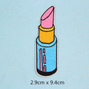 13 Pieces Embroidered Sew Iron on Applique Patch Rainbow Heart Lipstick Patches