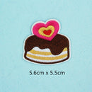 13 Pieces Embroidered Sew Iron on Applique Patch Rainbow Heart Lipstick Patches