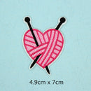 13 Pieces Embroidered Sew Iron on Applique Patch Rainbow Heart Lipstick Patches
