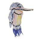 Woodpecker Glass Beads Rhinestone Patch Applique for Sewing Embroidery Craft