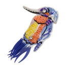 Woodpecker Glass Beads Rhinestone Patch Applique for Sewing Embroidery Craft