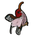 Sequins Rhinestones Beads Bird Patch Applique Iron on Garment Bag Decoration DIY Accessories