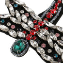 Dragonfly Patch Iron on or Sew on Rhinestone Applique for Clothes Bags Hats Decoration DIY