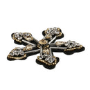 Iron/Sew On Applique Rhinestones Beads Patch DIY for Clothing Handbag Shoes Jeans Decor