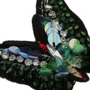Iron/Sew On Embroidered Applique Rhinestone Sequin Butterfly Patch DIY for Clothing Bag Shoe Decor