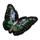Iron/Sew On Embroidered Applique Rhinestone Sequin Butterfly Patch DIY for Clothing Bag Shoe Decor