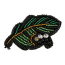 3pcs/Set Embroidery Rhinestone Bead Fruit Feather Leaf Patch Cloth Accessory