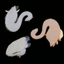 3 Pieces/set Sequins Crystal Swan Patches Embroidered Applique Embellishment Sewing on Clothes Craft
