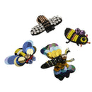 4 Pieces/set Bee Dragonfly Sequins Crystal Patches Embroidered Applique Embellishment Sewing on Clothes Craft