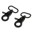 2 Pieces Bag Clasps Lobster Swivel Trigger Clips Hook for Key Ring Keychain Jewelry Findings