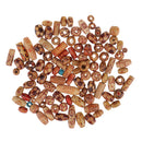 100 Pieces Wooden Boho Mixed Large Hole European Beads for Crafts Jewelry Making