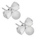 2 Pieces Bridal Wedding Shoes Decoration Crystal Shoe Charm Shoes Clip