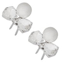 2 Pieces Bridal Wedding Shoes Decoration Crystal Shoe Charm Shoes Clip