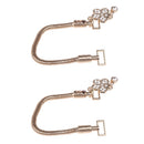 2 Pieces Bridal Women High Heel Shoes Decoration Shoe Charm