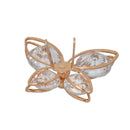 2 Pieces Rhinestone Butterfly Shoe Decorative Buckles Handbag DIY Accessories