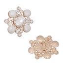 2 Pieces Bridal Wedding Shoes Decoration Crystal Shoe Charm Shoes Clip