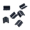 100 Pieces Hair Tie Fixed Glue Buckles DIY Hair Band Bow Headwear Accessories