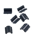 100 Pieces Hair Tie Fixed Glue Buckles DIY Hair Band Bow Headwear Accessories