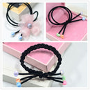 100 Pieces DIY Hair Tie Hair Rope Band Ponytail Scrunchie Holder End Finishing Beads