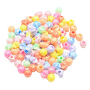 100 Pieces DIY Hair Tie Hair Rope Band Ponytail Scrunchie Holder End Finishing Beads
