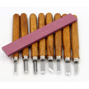 8 Pieces Wood Carving Tools Assorted Chisel Set Woodworking Craft Hand Tool