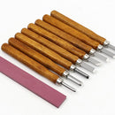 8 Pieces Wood Carving Tools Assorted Chisel Set Woodworking Craft Hand Tool