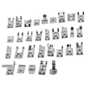 52 Pieces Domestic Sewing Machine Braiding Blind Stitch Darning Foot Presser Feet Kit Set for Brother Singer Janome