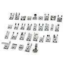 52 Pieces Domestic Sewing Machine Braiding Blind Stitch Darning Foot Presser Feet Kit Set for Brother Singer Janome
