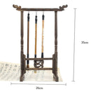 Chinese Calligraphy Brush Pen Holder Rack Drawing Brush Hanger with 8 Pins