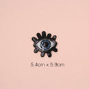 5 Pieces/set Eyes Design Sequins Patches Embroidered Applique Embellishment Sewing on Iron on Clothes Craft