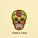 8 Pieces Sugar Skull Iron On/Sew Cloth Patch Badge Mexico Day of the Dead Appliques