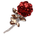 3D Rose Motif Iron/Sew on Embroidered Patch Applique Badge Dress Decoration