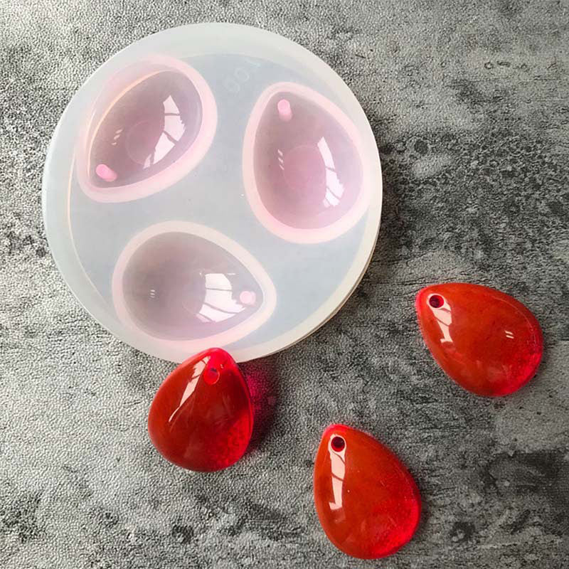 1 Piece Waterdrop Shape Silicone DIY Molds for Resin Jewelry Making Crafts