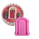 Silicone Door Mould Fondant Cake Decorating Chocolate Sugarcraft Baking Tool