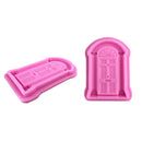 Silicone Door Mould Fondant Cake Decorating Chocolate Sugarcraft Baking Tool