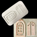 Silicone Mould Fondant Cake Decorating Chocolate Sugarcraft Baking Door