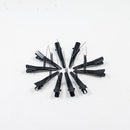 10 Pieces Black Duckbill Clip with Spring DIY Headwear Hair Accessories Gifts