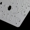 Letters Shape Metal Cutting Dies Cutter Stencil for Scrapbooking Album Paper Card Making DIY