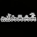 Train Shape Metal Cutting Dies Stencil Scrapbook Paper Card Making Craft Embossing Tool Silver