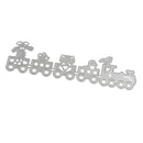 Train Shape Metal Cutting Dies Stencil Scrapbook Paper Card Making Craft Embossing Tool Silver