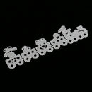 Train Shape Metal Cutting Dies Stencil Scrapbook Paper Card Making Craft Embossing Tool Silver