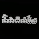 Train Shape Metal Cutting Dies Stencil Scrapbook Paper Card Making Craft Embossing Tool Silver