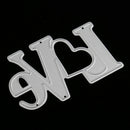 Love Shape Metal Cutting Dies Stencil DIY Scrapbooking Embossing Album Paper Craft Decoration
