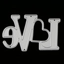 Love Shape Metal Cutting Dies Stencil DIY Scrapbooking Embossing Album Paper Craft Decoration