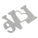 Love Shape Metal Cutting Dies Stencil DIY Scrapbooking Embossing Album Paper Craft Decoration