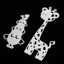 2 Pieces/Set Owl and Giraffe Metal Cutting Dies Stencil DIY Scrapbooking Embossing Album Paper Craft Decoration