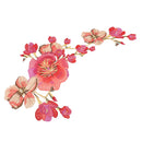 Ethnic Style Flower Lace Embroidered Floral Patches Fabric Applique Sewing on Clothes Dress 55cm