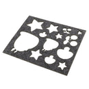 DIY Needle Felt Applique Mold / Mould Needle Felting Starter Kit Beginner Kid Toy Craft Tool
