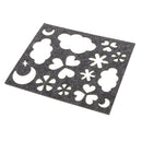 DIY Needle Felt Applique Mold Needle Felting Starter Kit Beginner Kid Toy Craft Tool Love Cloud Moon Mixed Designs